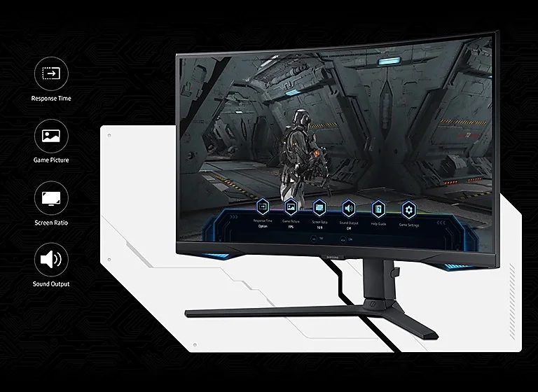 شاشة ألعاب Samsung BG650 Odyssey G6 ذكية 32 إنش QHD منحنية 240Hz - Thumbnail 13