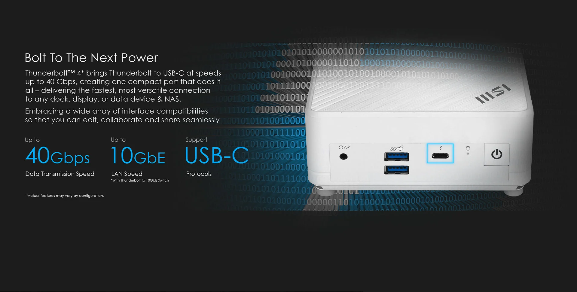 كمبيوتر صغير MSI Cubi N (2023) Barebone سعة 0.7L بمعالج Intel N200 رباعي النواة وDual LAN - Thumbnail 14