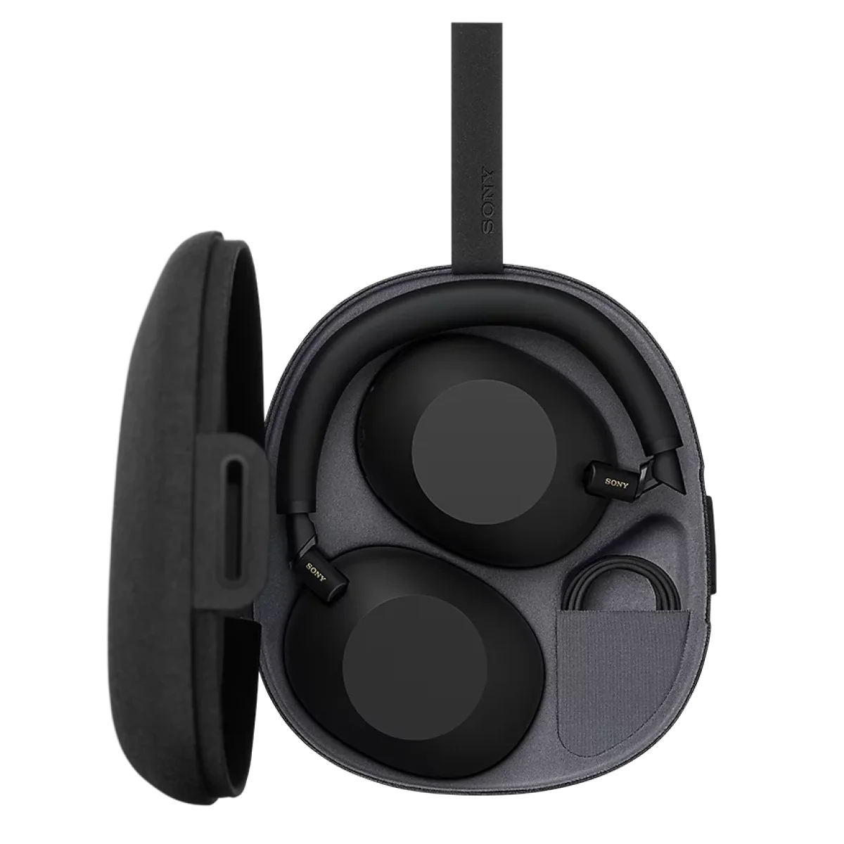 سماعات رأس Sony WH-1000XM6 لاسلكية فوق الأذن بعزل ضوضاء، Bluetooth 5.3، بطارية 30 ساعة، أسود - Thumbnail 7