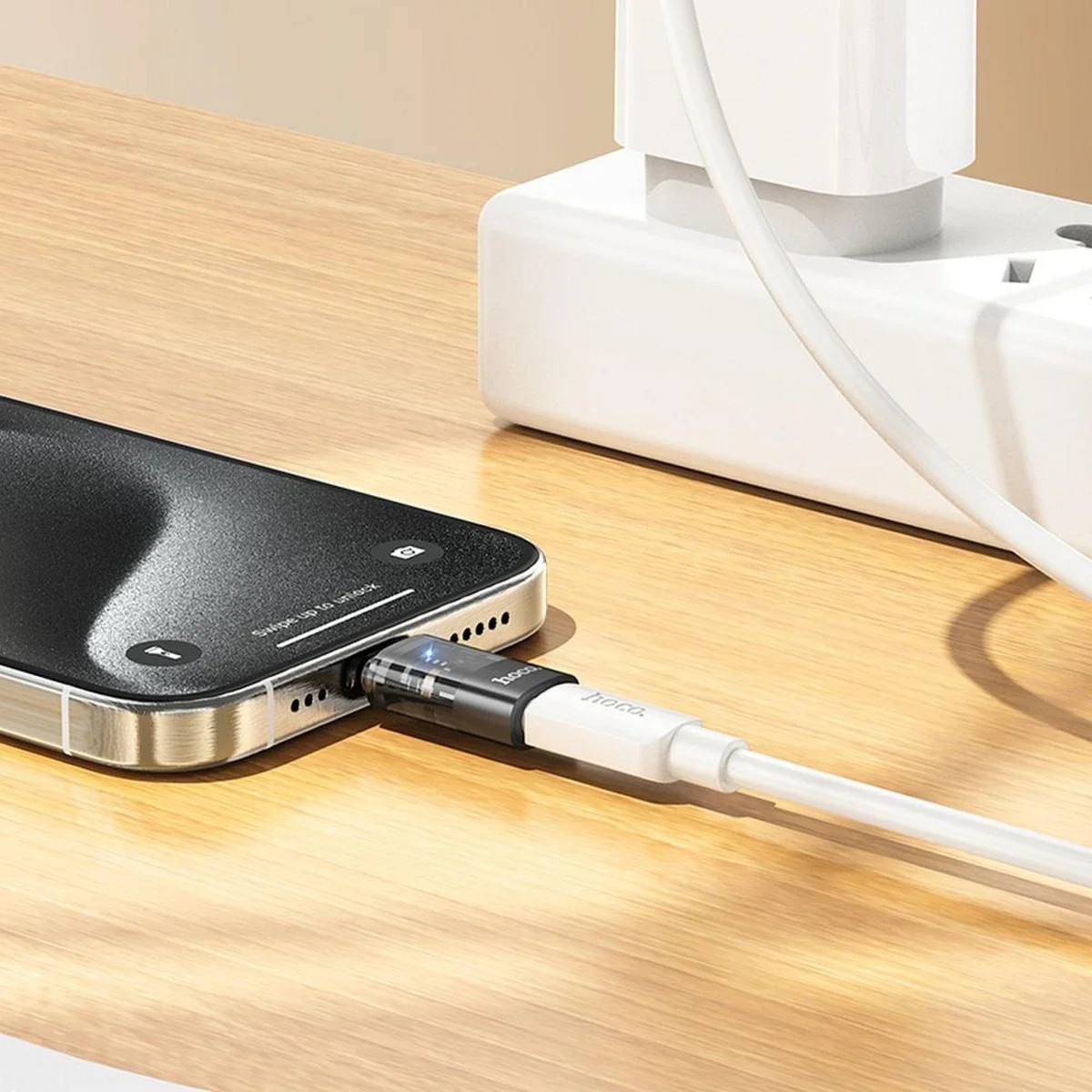 محول HOCO UA36D من Type-C إلى Lightning بسرعة 480Mbps - Image 4