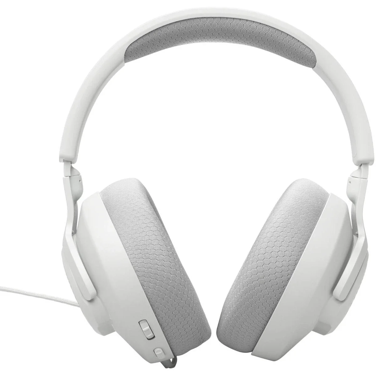 سماعة ألعاب JBL Quantum 100M2 سلكية بمحركات 40 مم وميكروفون بوم قابل للفصل، أبيض - Thumbnail 10