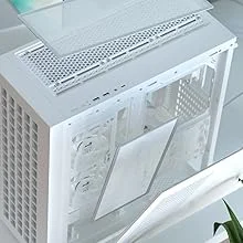 هيكل كمبيوتر AeroCool D302A ميني تاور أبيض مع دعم رادياتير 360 ومساحة كرت شاشة 410 - Thumbnail 16
