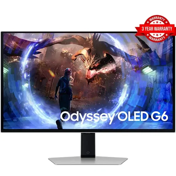 شاشه عاب Samsung Odyssey OLED G6 DG602 مقاس 27 انش 2K QHD 360Hz 0.03ms