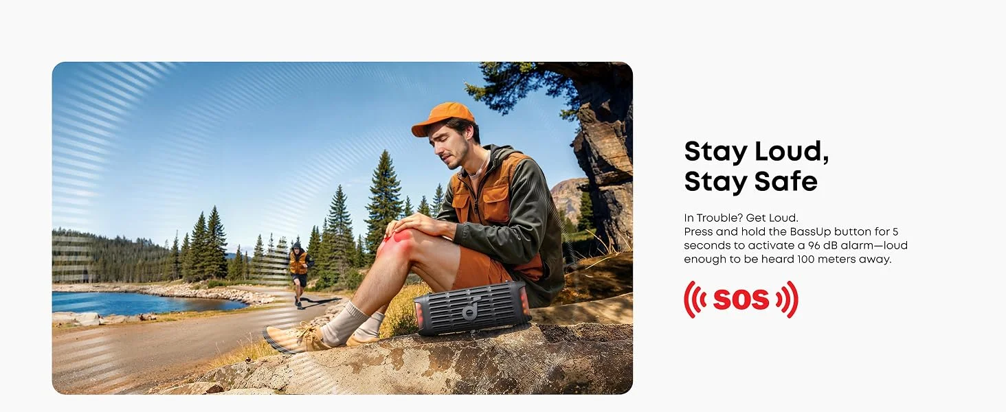 Soundcore Boom 3i 50W Portable Outdoor Bluetooth 5.3 Speaker, IP68, 16H - Image 19