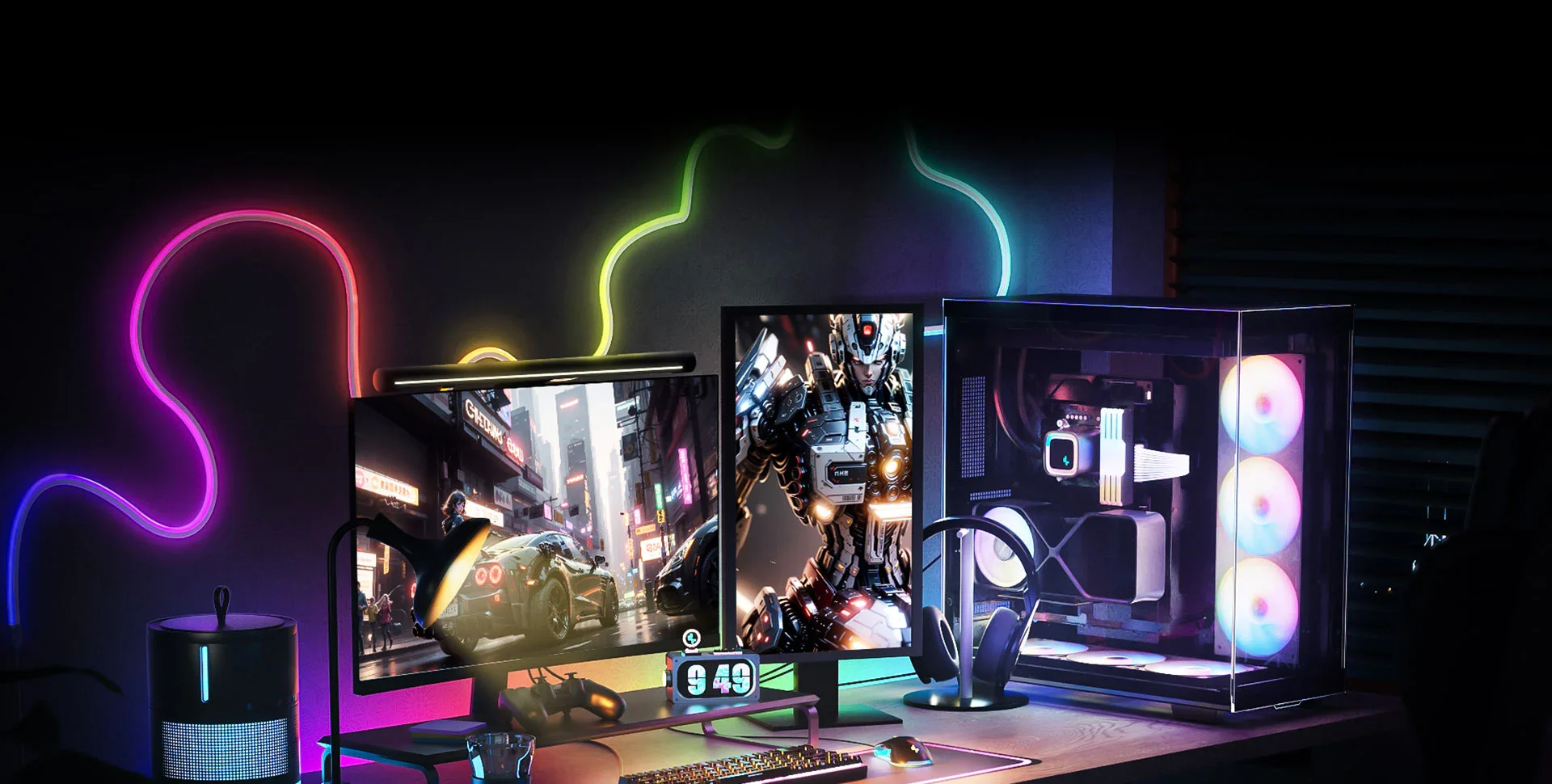شريط إضاءة LED ARGB DeepCool EA160 مقاس 1600x8x16mm - Thumbnail 10