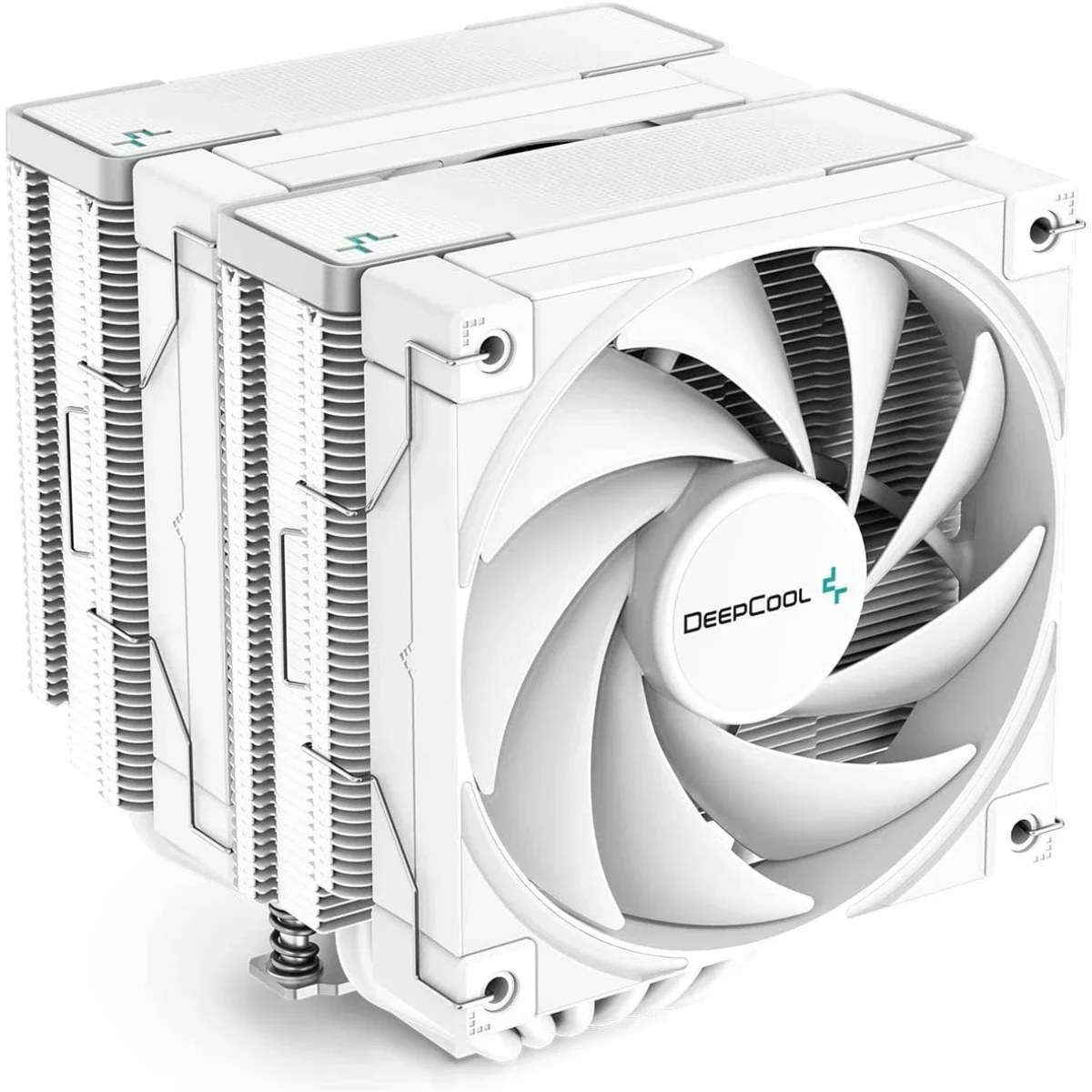 DeepCool AK620 White CPU Air Cooler 260W TDP Dual Tower with 6 Copper Heat Pipes and Dual 120mm PWM Fans - Image 2