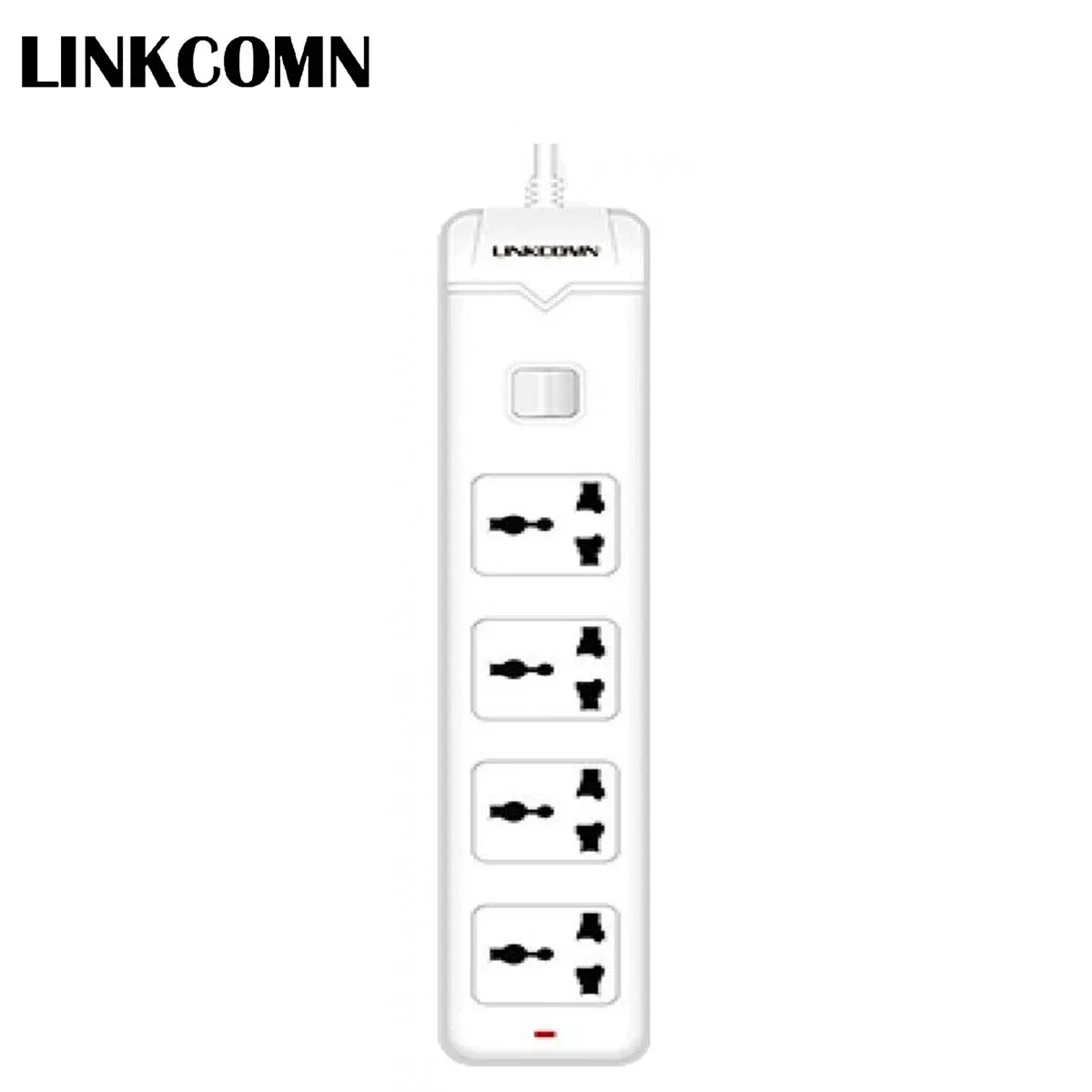 موزع طاقة Lincomn LC-PS401 بأربعة منافذ وكابل 1.5 متر