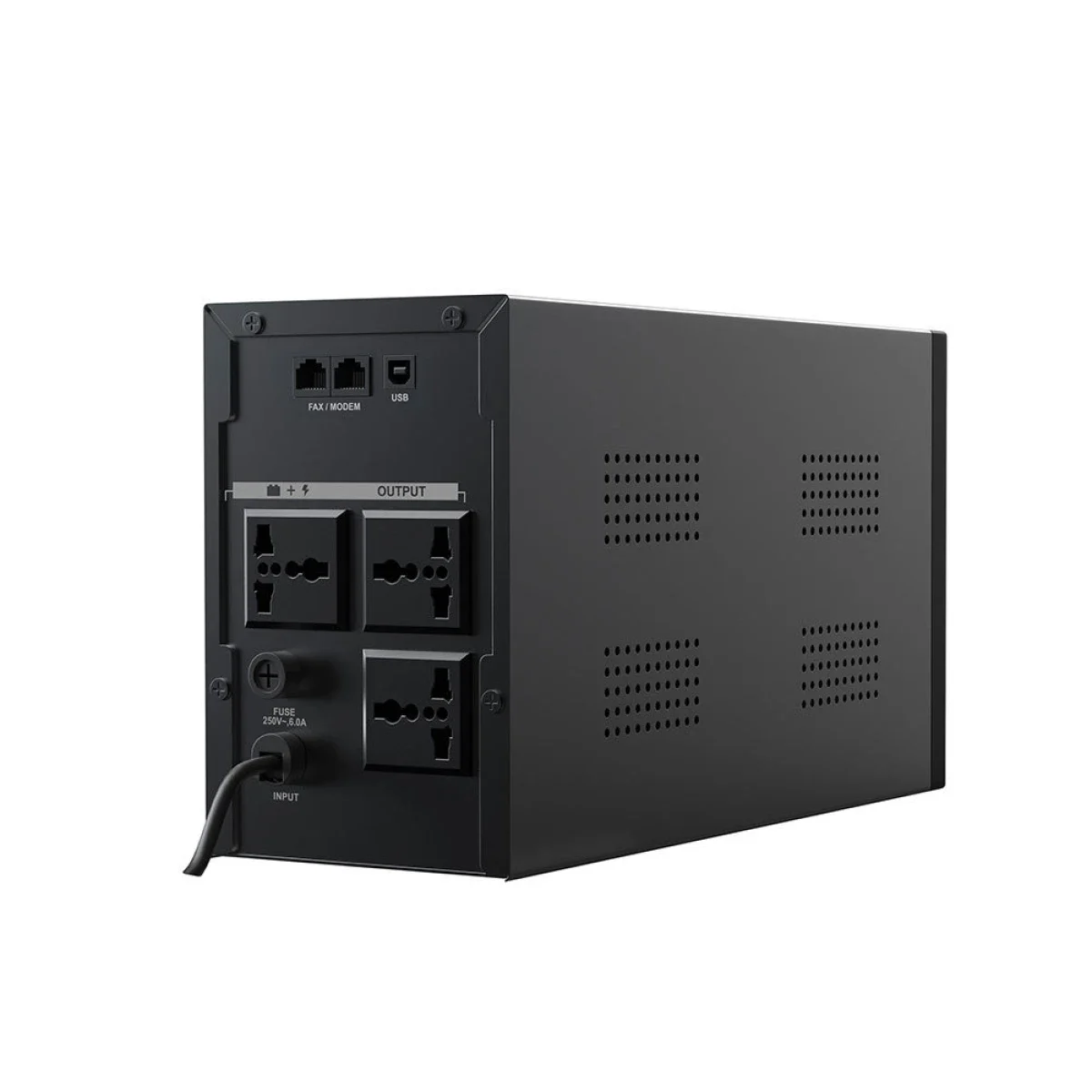 وحدة UPS إلكترونية Marsriva MR-UF1200 بقدرة 1200VA و720W للراوتر - Thumbnail 5