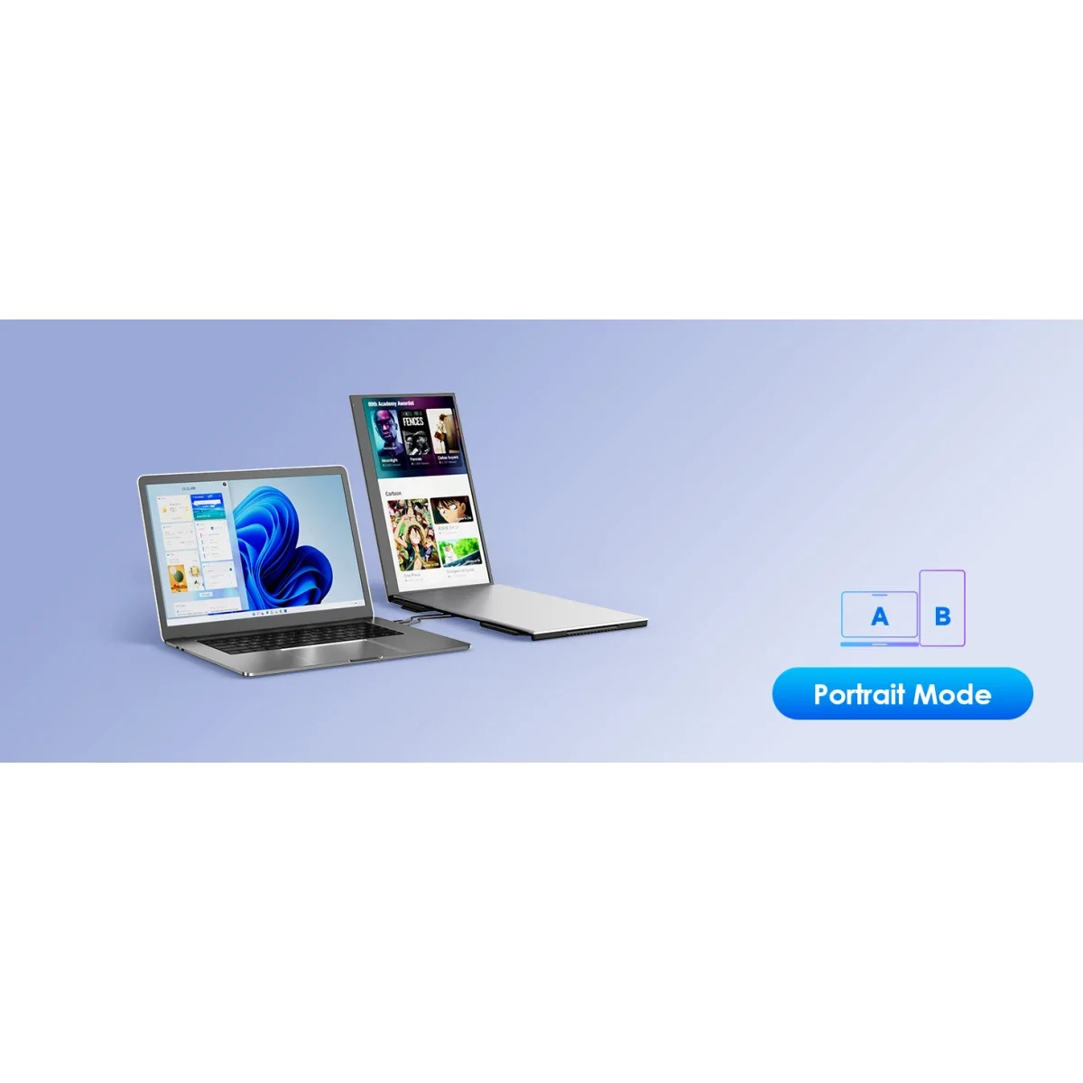 شاشة V2COM P7 محمولة موسعة بثلاث شاشات 15.6 إنش IPS Full HD - Thumbnail 6