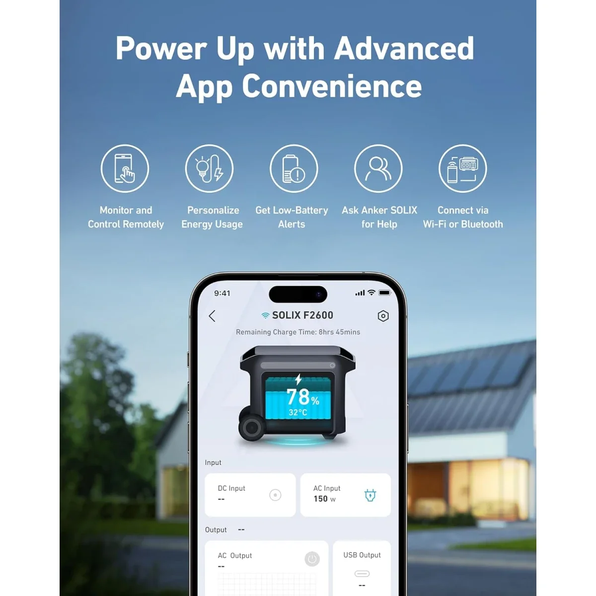 Anker SOLIX F2600 Portable Power Station 2400W, 2560Wh LiFePO4 Solar Generator - Thumbnail 7