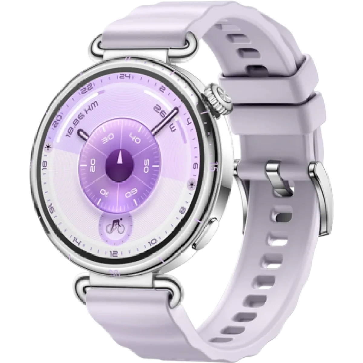 ساعة ذكية HUAWEI Watch GT 6 شاشة 1.47 إنش، هيكل 41 مم، بطارية حتى 21 يوم، GPS، أكثر من 100 وضع رياضي، متابعة الصحة والحالة العاطفية، متوافقة مع iOS وAndroid، بنفسجي