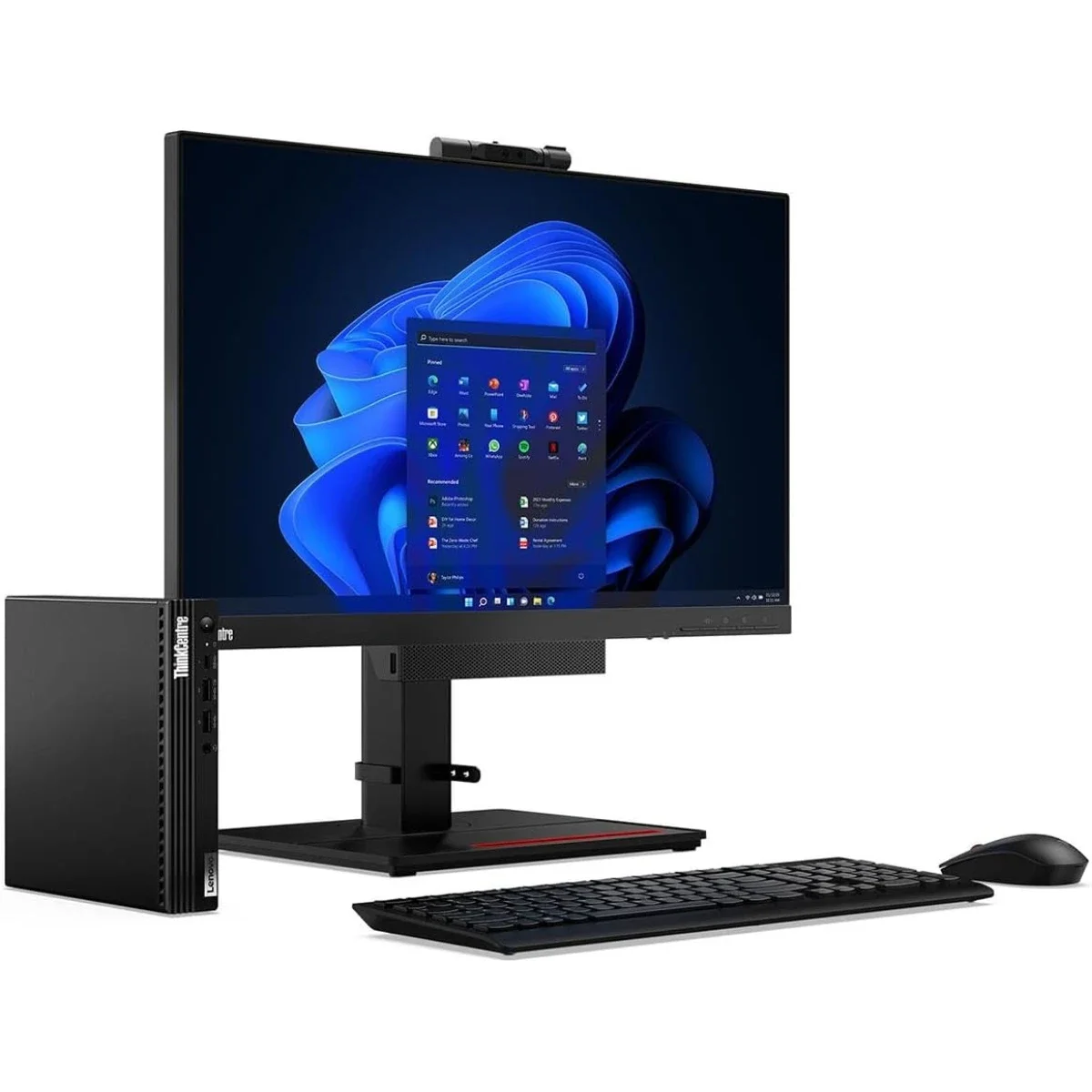 كمبيوتر مكتبي صغير Lenovo ThinkCentre M70q Gen 5 Tiny (2024) بمعالج Core i7 الجيل 14 و20 نواة، واي فاي وبلوتوث، كفالة 3 سنوات - Thumbnail 5