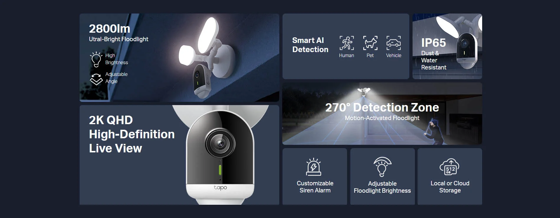 TP-LINK Tapo C720 Smart Floodlight Camera - Image 10