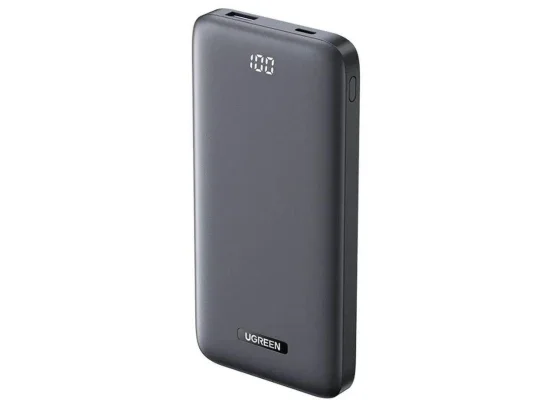 Ugreen PB200 10000mAh 20W USB-A + USB-C Fast Charging Power Bank - Gray - Thumbnail 4