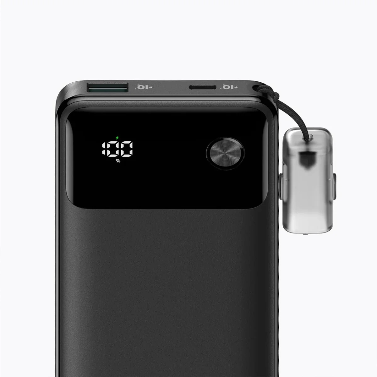 باور بانك Anker PowerCore بسعة 10000mAh وقدرة 22.5W مع كابل USB-C بحبل تعليق - أسود - Image 7