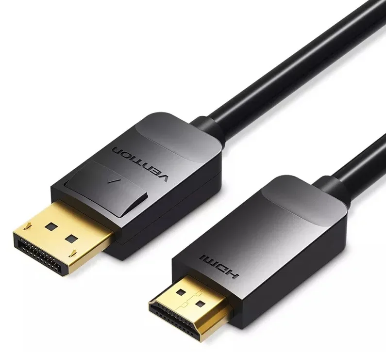 Vention HADBG DisplayPort to HDMI Male-to-Male Cable 1.5M - Black - Image 2