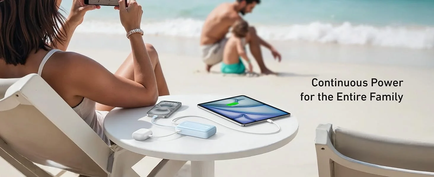 Anker A1688H31 Zolo 10,000mAh 30W USB-C Power Bank Blue - Thumbnail 20