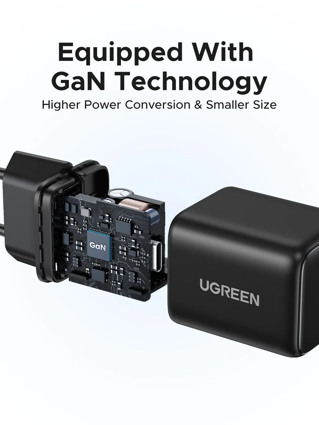 Ugreen 65007 30W USB-C GaN Infinity Fast Charger with EU Plug - Image 4
