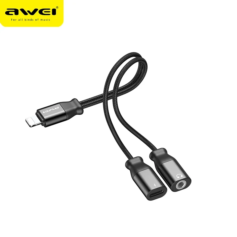 محول سماعات Awei CL-73 من Lightning إلى AUX 3.5 مم للآيفون - Image 9