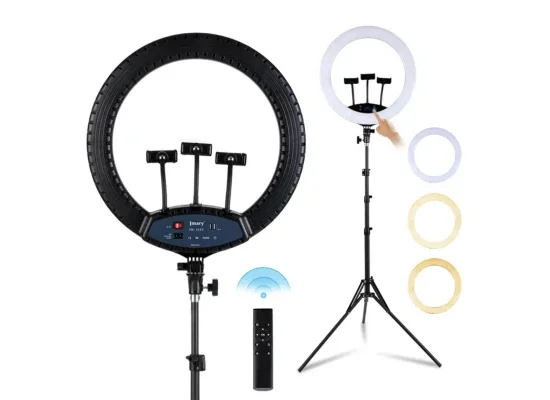 Jmary FM-19RS 19-Inch 60W LED Selfie Ring Light with LCD Touch Screen - Image 6