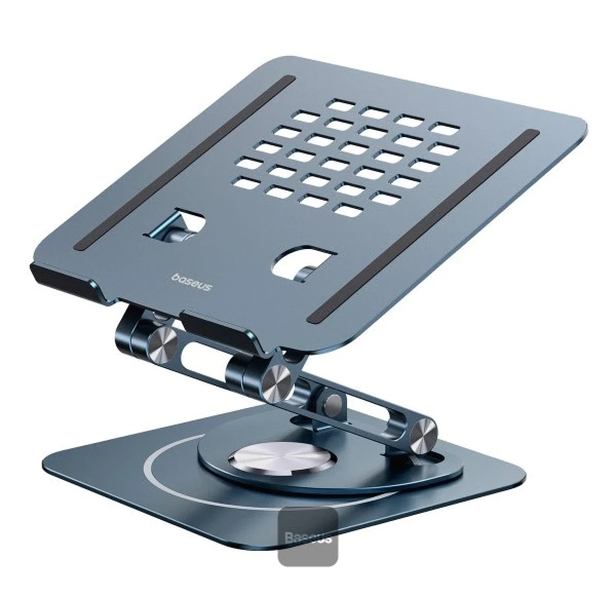 Baseus Foldable 360° Rotating Laptop & Tablet Stand, Three-Fold Version, Grey