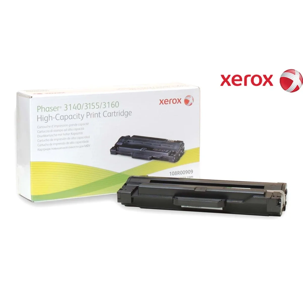 خرطوشة تونر ليزر Xerox 108R00909 أصلية سوداء