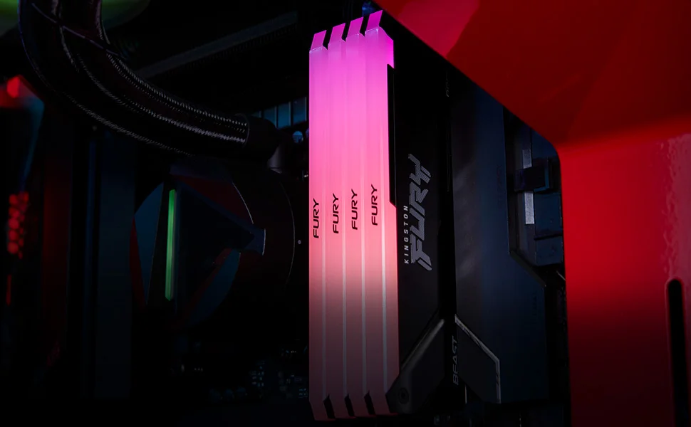ذاكرة رام Kingston FURY Beast RGB 16GB DDR4 بسرعة 3200MT/s - Image 8