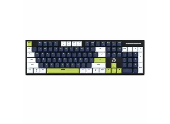 Fantech Mechanical Wired Keyboard White/Blue with Taro Switch - ATOM104S MORI MK878S - Image 5