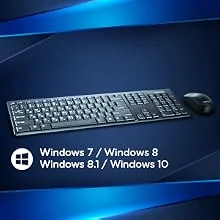 مجموعة لوحة مفاتيح وفأرة لاسلكية Lenovo 100 بتخطيط عربي/إنجليزي - Image 7
