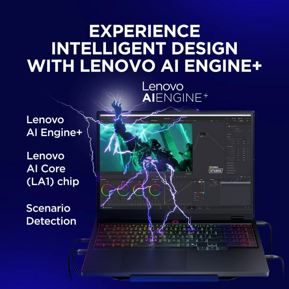Lenovo Legion 5 15IRX10 2025 Gaming Laptop, Core i9-14900HX, RTX 5070 8GB DDR7, 2.5K OLED 165Hz, Black - Image 2