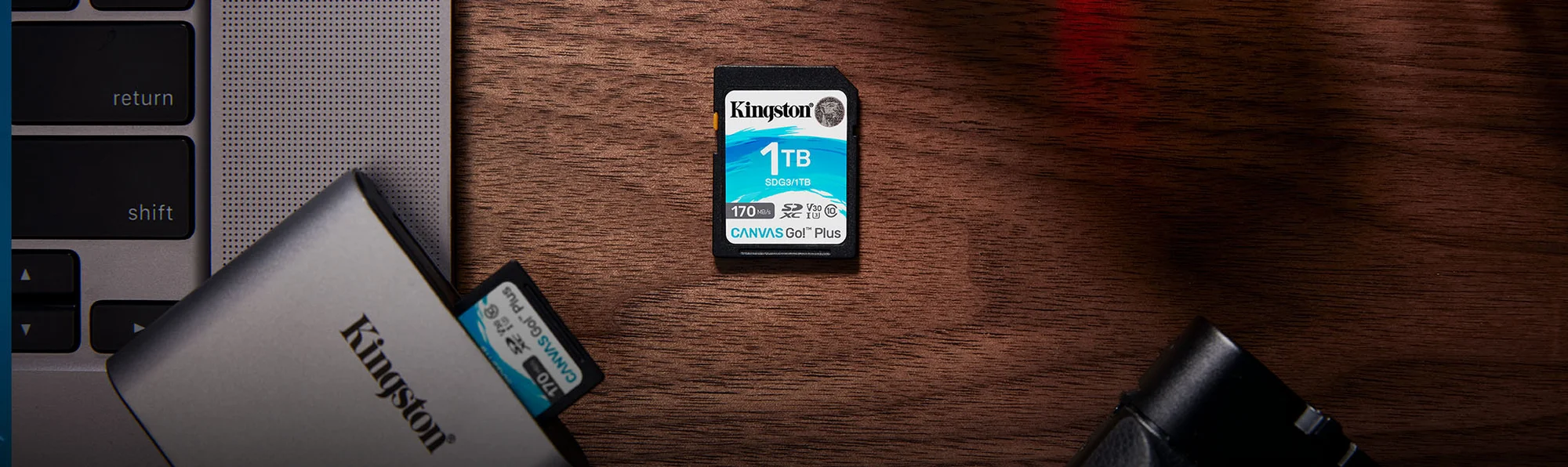 كرت ذاكرة Kingston SDG3/128GB Canvas Go! Plus سعة 128GB نوع SD - Thumbnail 6