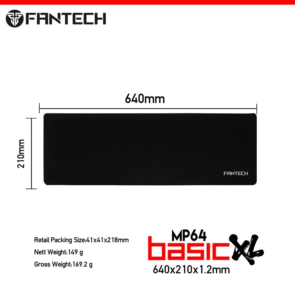 Fantech MP64 Basic Gaming Extender Mouse Pad - Image 5