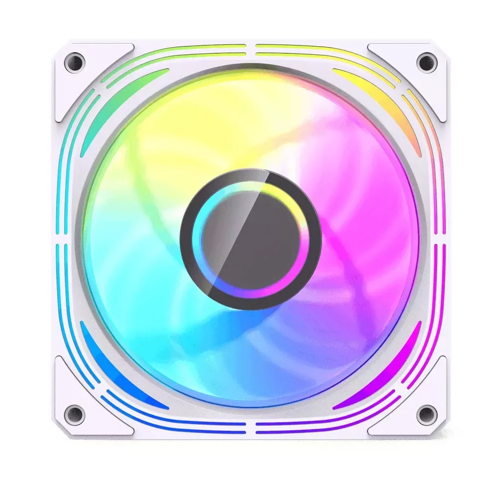 DarkFlash INF24 3-in-1 120mm ARGB Cooling Fan Kit - White - Thumbnail 2