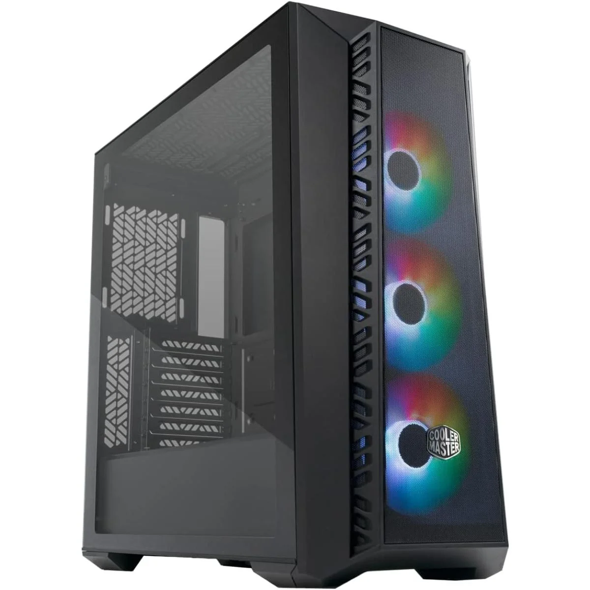 كيس ألعاب Cooler Master MasterBox 520 Mesh ARGB ميد تاور مع 3 مراوح CF120 ARGB