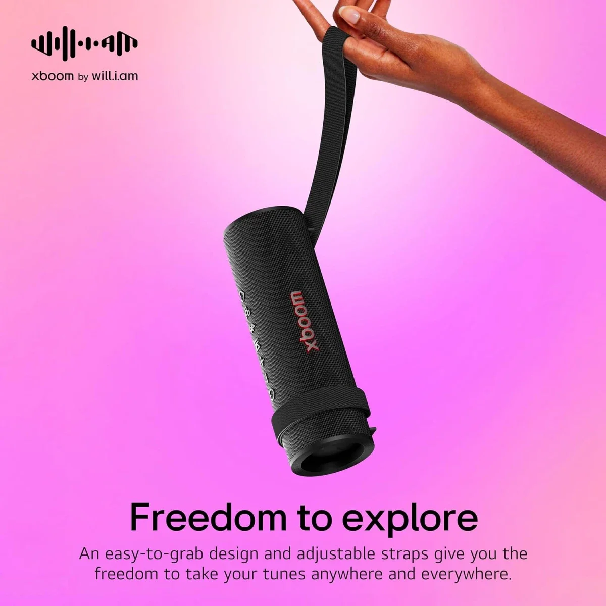 LG xboom Grab by will.i.am Portable Bluetooth Speaker with 30W Output - Thumbnail 8