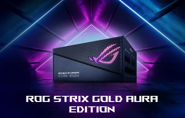 Asus ROG Strix 850W 80 PLUS Gold Fully Modular Power Supply Aura Edition - Thumbnail 6