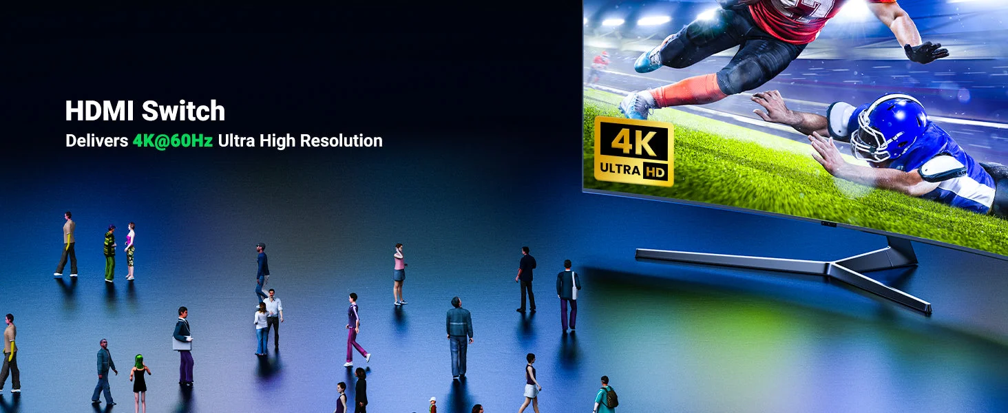 Ugreen 4K 60Hz Bi-Directional HDMI Switch and Splitter - Thumbnail 6