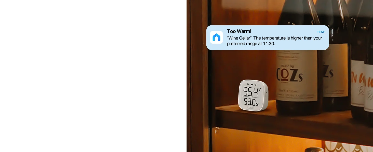 TP-LINK Tapo T315 Smart Temperature & Humidity Monitor with 2.7-Inch E-Ink Display - Thumbnail 12