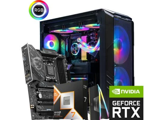 AMD Ryzen 7 9800X3D RTX 5080 16GB Gaming PC with 64GB RAM - Image 2
