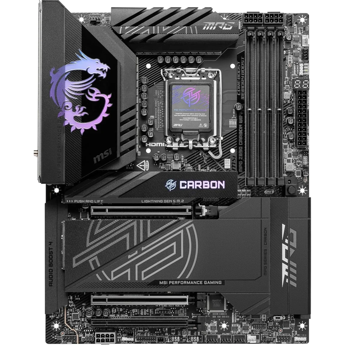 لوحة أم MSI MPG Z890 Carbon Wi-Fi بمقبس LGA 1851 وحجم ATX - Image 2