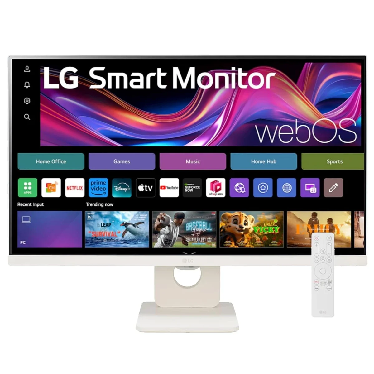 LG 25SR50F-W 25-Inch Full HD IPS webOS Smart Monitor