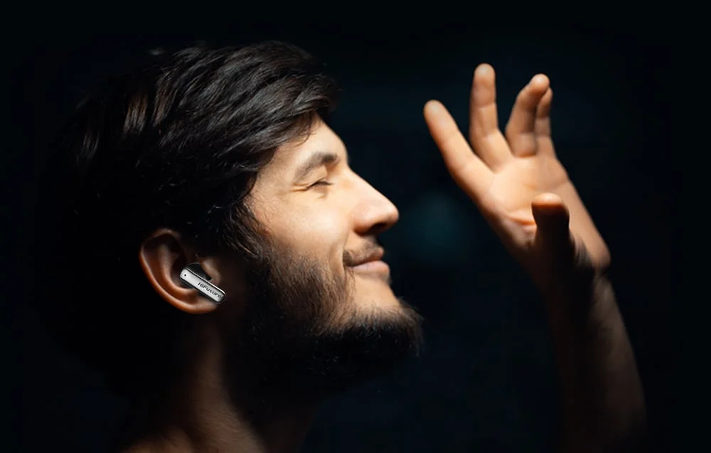 HiFuture Sonic Air TWS Earbuds with ENC, Bluetooth 5.3, 25 Hours Playtime, Black - Thumbnail 9