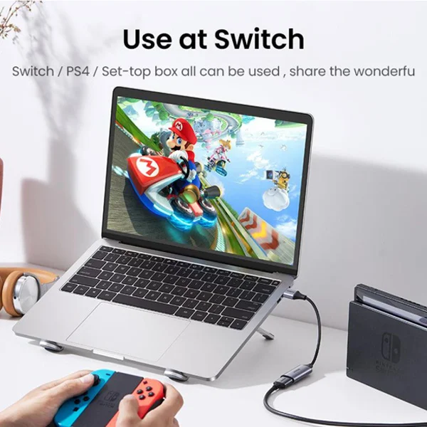 بطاقة التقاط فيديو Ugreen 40189 بمنفذي USB-A وUSB-C مع إدخال HDMI واحد - Image 2