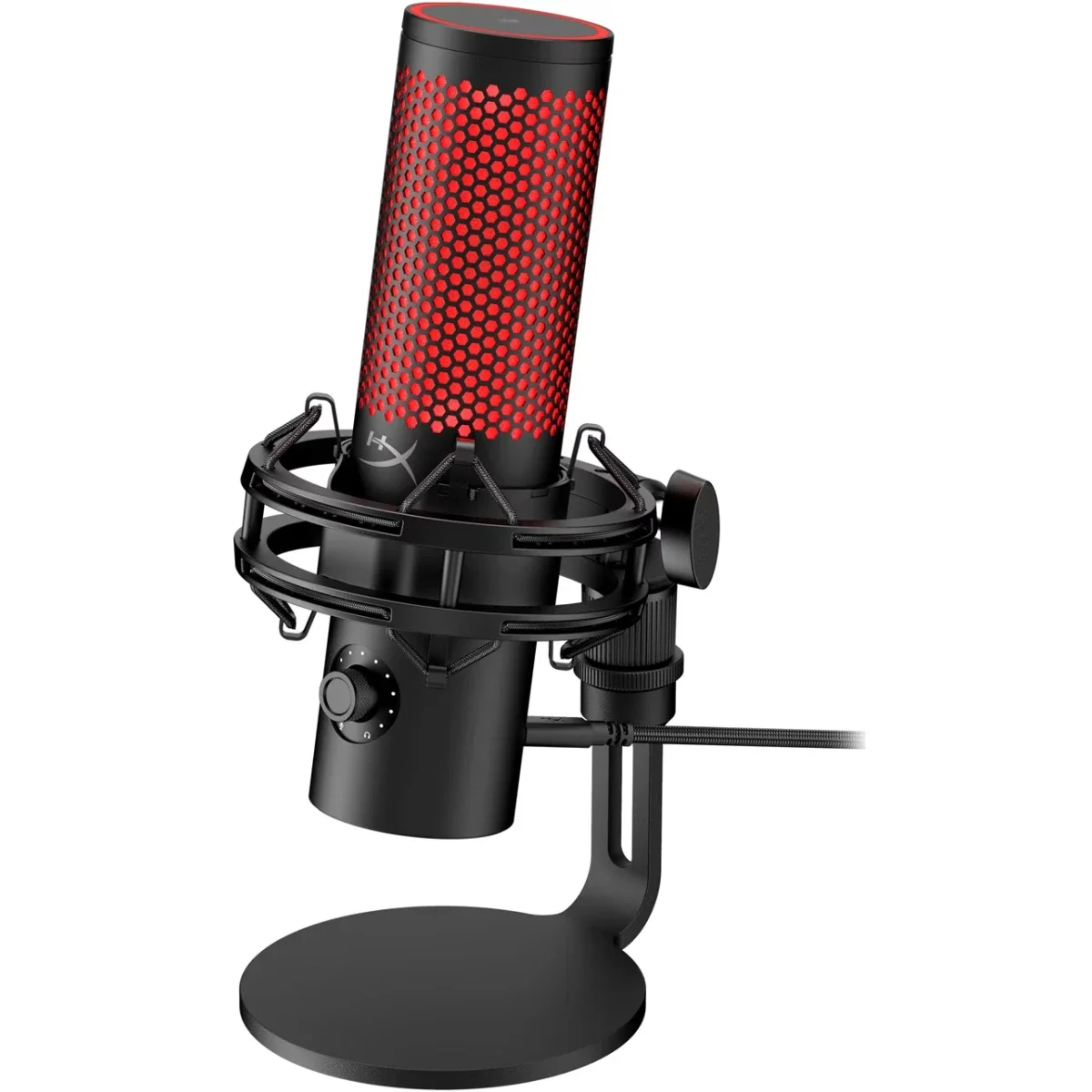 ميكروفون Hyper X QuadCast 2 USB للتسجيل بجودة الاستوديو - أسود - Image 8