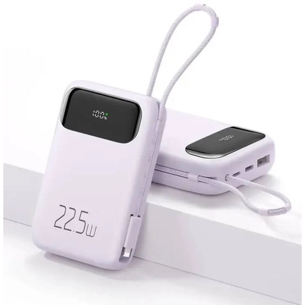 باور بانك Mcdodo MC-325 بسعة 10000mAh وشحن PD 22.5W مع كيبل Lightning مدمج - Image 5
