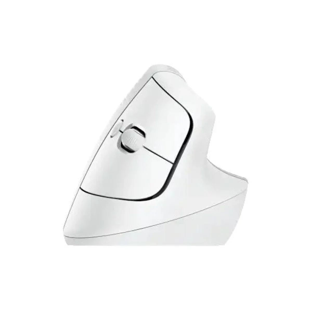 Logitech Lift Vertical Ergonomic Wireless Bluetooth Mouse - Off White - Thumbnail 4