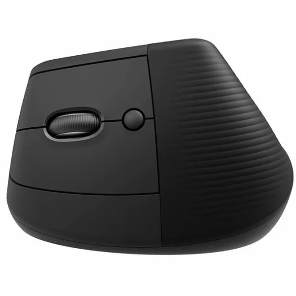 Logitech Lift Vertical Ergonomic Wireless Mouse - Black - Image 5