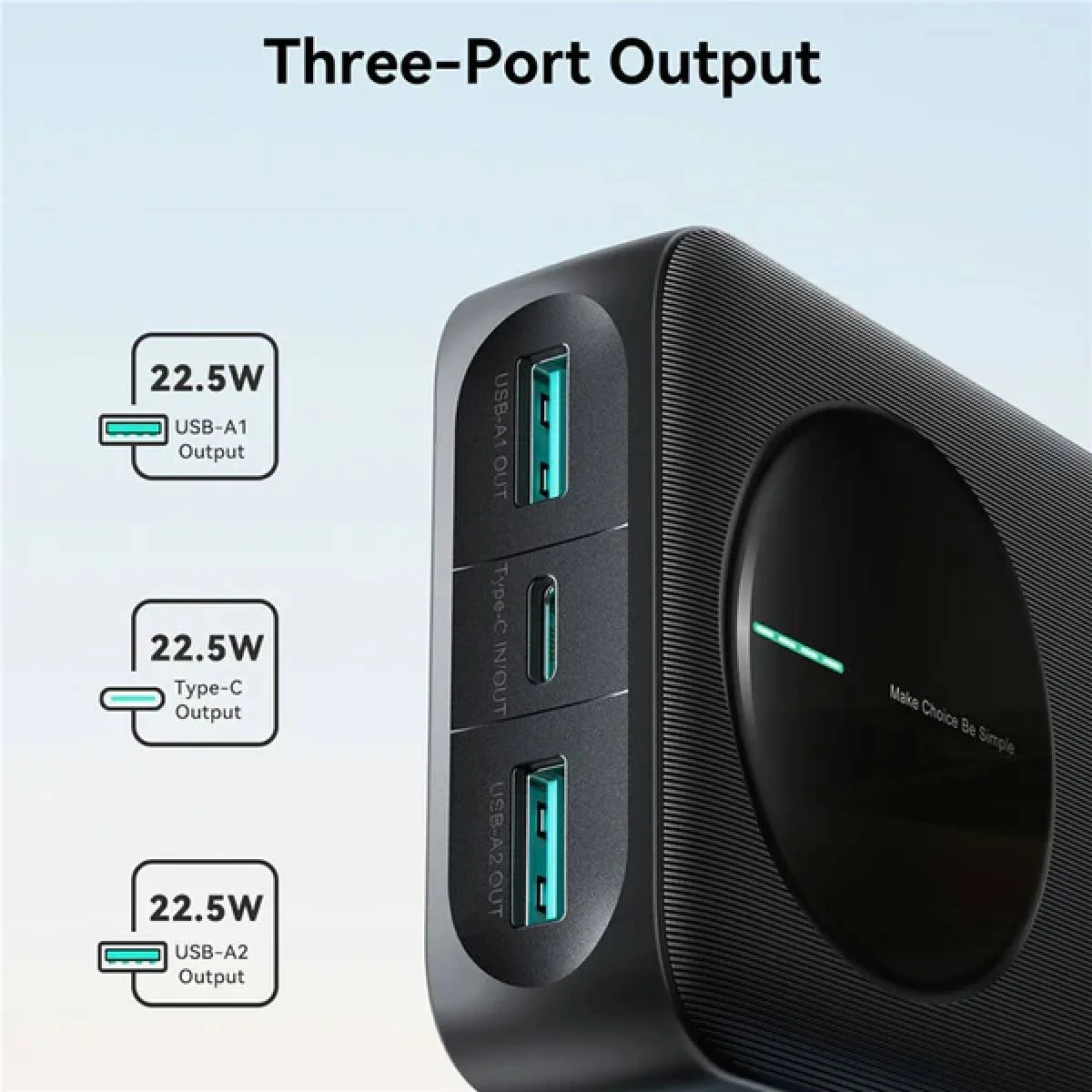 باور بانك JOYROOM JR-PBF14 Pro بسعة 20000mAh وشحن سريع 22.5W PD/QC - Image 4