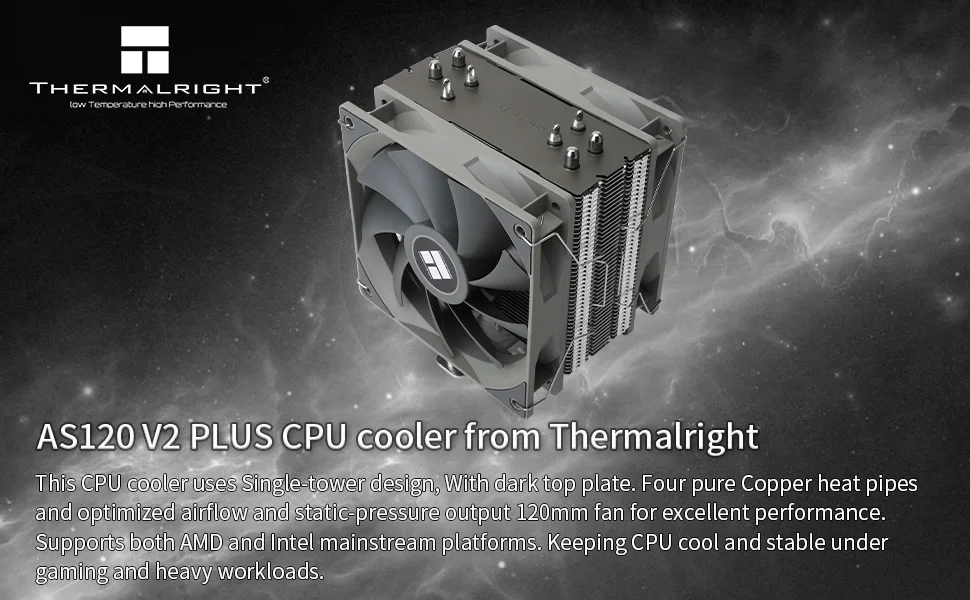 Thermalright Assassin Spirit 120 V2 Plus CPU Air Cooler - Thumbnail 7