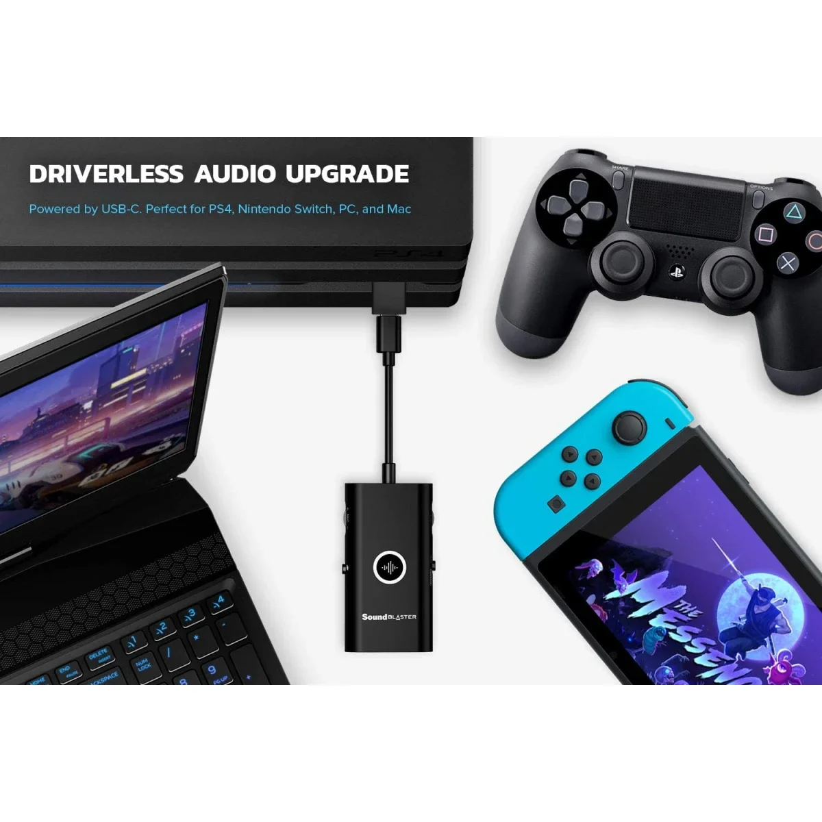 Creative Sound Blaster G3 USB-C External Gaming DAC and Headphone Amp - Thumbnail 2
